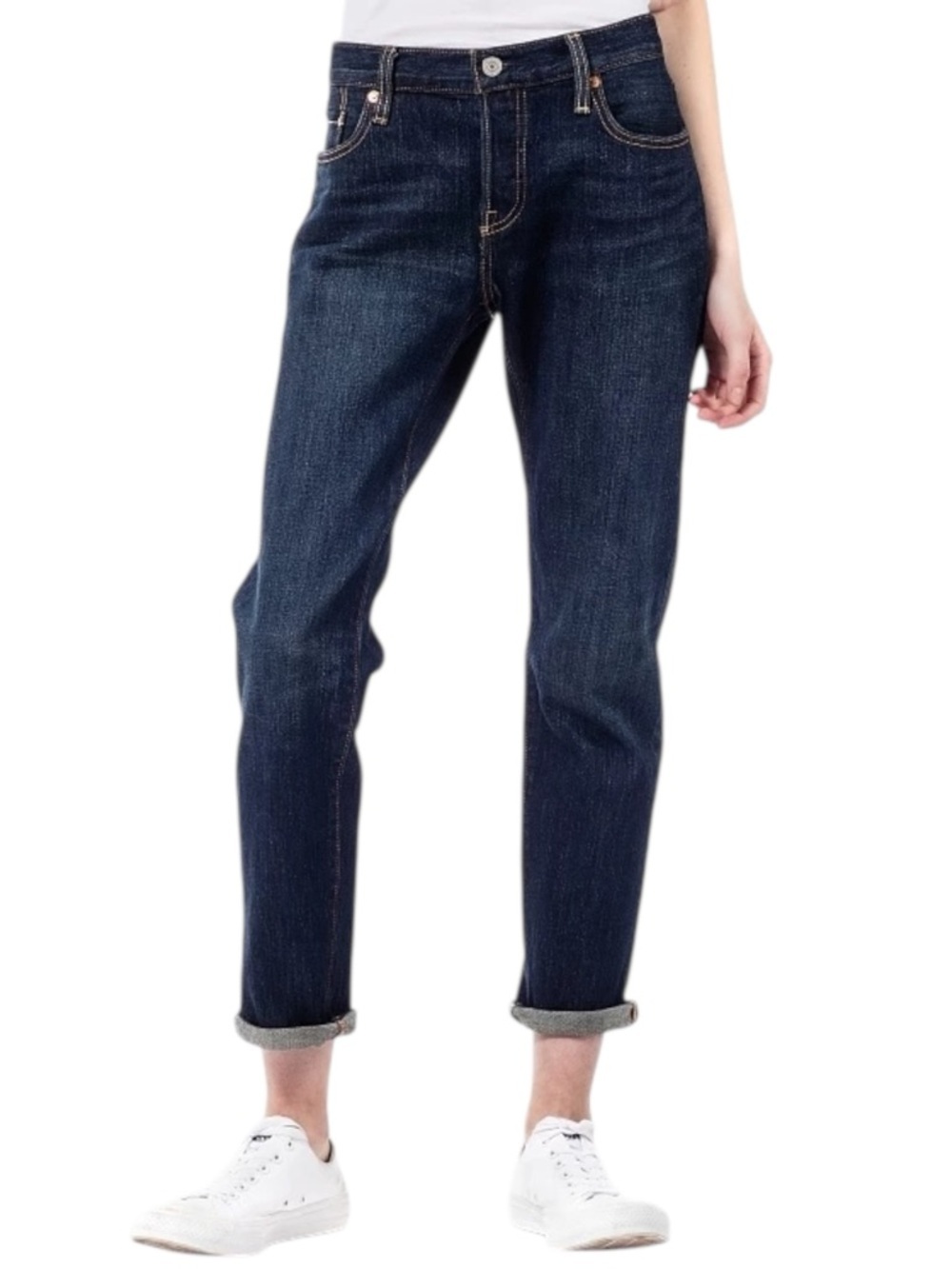 Levi’s 501 CT Custom Tapered Jeans W24 L32 High Rise Indigo 501CT